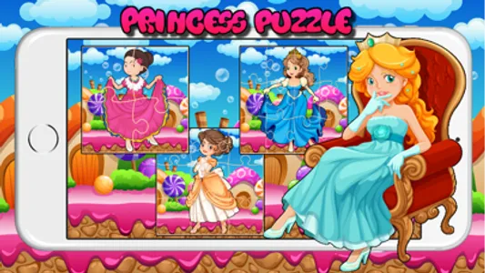 Princess Jigsaws Puzzles Free Kindergarten Online screenshot 1