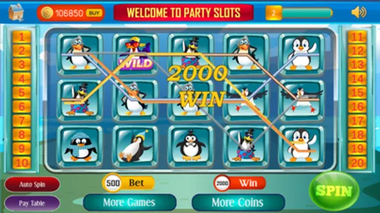 Frozen Penguin Slots Machine screenshot 3