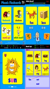 Phonic Flashcards lite CVC screenshot 0