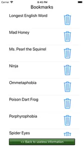 Useless Information of the Day screenshot 5
