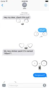 Albert Sticker Pack screenshot 0