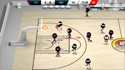 Stickman Basketball 2017 screenshot 0