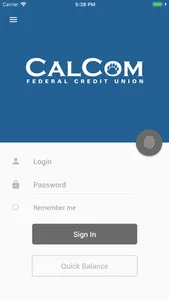 CalCom Mobile Banking screenshot 0