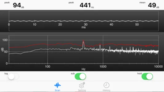 Noise Spectrum Logger screenshot 1