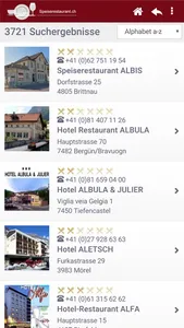 Restaurant Finder CH screenshot 1