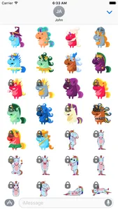 Unicorn Sticker Set screenshot 2