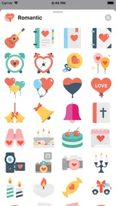 Romantic Stickers screenshot 0