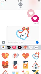 Romantic Stickers screenshot 2