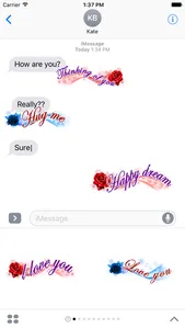 Love Messages Sticker screenshot 0