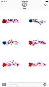 Love Messages Sticker screenshot 1