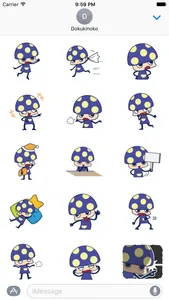 Dokukinoko Sticker screenshot 1