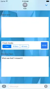 Frost.m - self destructing texts screenshot 4