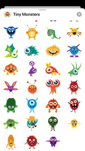 Tiny Monster Creature Stickers screenshot 2