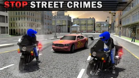 Police Bike Crime Patrol Chase 3D Gun Shooter Game screenshot 3