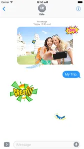 Comic 3D - Animated Stickers screenshot 1