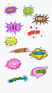 Comic 3D - Animated Stickers screenshot 2