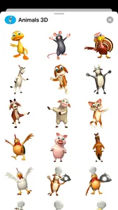 Animal 3D Stickers - Emojis screenshot 1