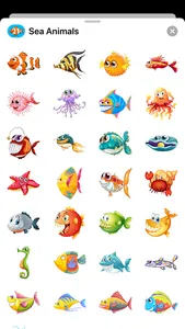 Sea Animal Fish Nemo Stickers screenshot 0