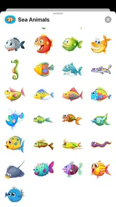 Sea Animal Fish Nemo Stickers screenshot 1