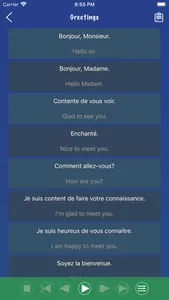 French Phrase Book Learn screenshot 1