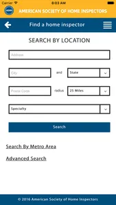 Home Inspector Search screenshot 1
