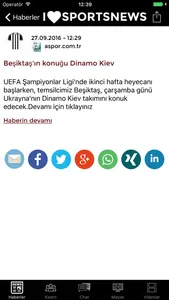 Sports News - Beşiktaş JK edition screenshot 2