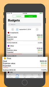 Budget control of expenses screenshot 3