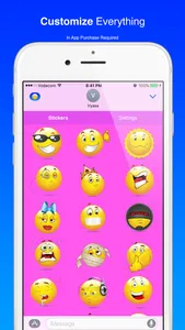 Cool Smiley Sticker Emoji for iMessage screenshot 4