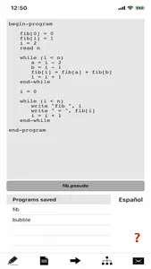iPseudoCode - for phone screenshot 1