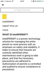 IntelliPERMIT Mobile screenshot 0