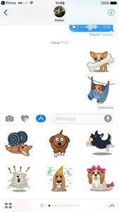 Dog Emoji Animated Sticker Pack for iMessage screenshot 0