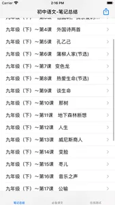 初中语文总结 screenshot 0