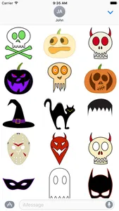 Halloween Fun - Stickers screenshot 1