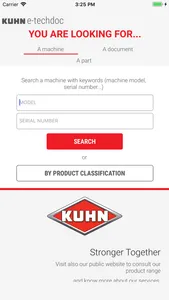 KUHN e-techdoc screenshot 1