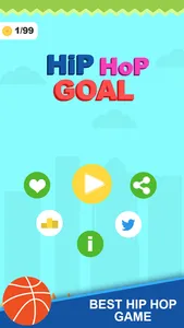 Hip Hop Goal Free- A game of basketball goals screenshot 0