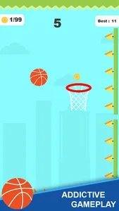 Hip Hop Goal Free- A game of basketball goals screenshot 2