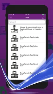 Control Code For Bell Tv screenshot 1