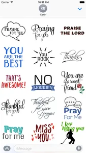 Christian Encouragement Stickers screenshot 0