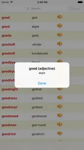 English Danish Dictionary Offline Free screenshot 1