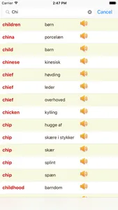 English Danish Dictionary Offline Free screenshot 2