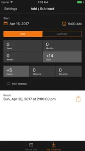 Time & Date Calculator screenshot 3