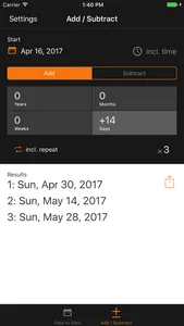 Time & Date Calculator screenshot 4