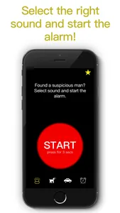 ScareHimAway - Personal Safety Alarm App screenshot 0