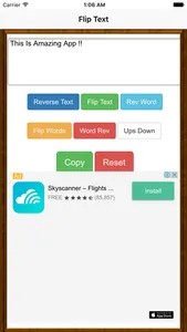 Flip Text  (Crazy text) screenshot 0