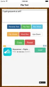 Flip Text  (Crazy text) screenshot 1