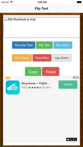 Flip Text  (Crazy text) screenshot 2