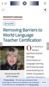 The Language Educator Magazine screenshot 2