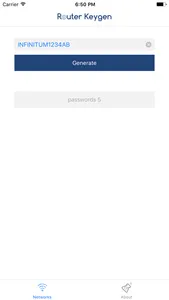 Router Keygen: WiFi Passwords screenshot 0
