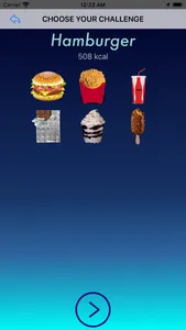 CALORIES CHALLENGE screenshot 1