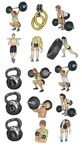 Crossfit & Weightlifting Stickers and Emojis screenshot 2